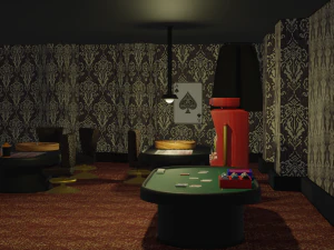 Casino Environment 3D Model