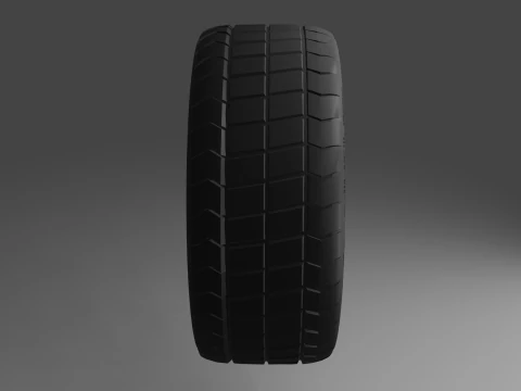 HighPoly Off-Road Tire 3D Model