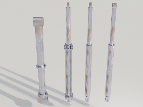 Cilindros Hidráulicos Modelo 3D