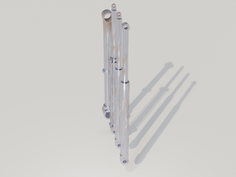 Cilindros Hidráulicos Modelo 3D