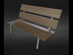 bench 3D-Modell