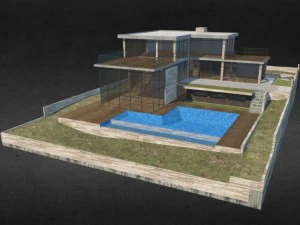 concepto de hogar Modelo 3D