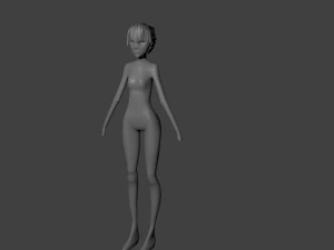 personagem de animealta poligonia Modelo 3D
