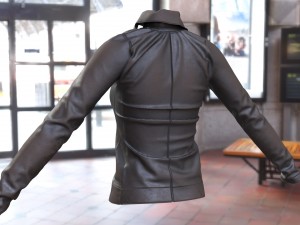 leather jacket Modèle 3D
