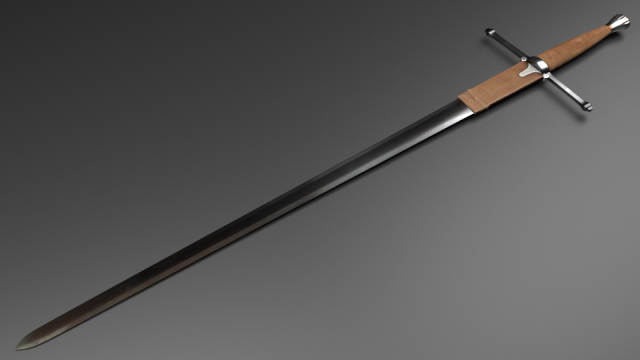 william wallace sword Modelo 3D .c4d .max .obj .3ds .fbx .stl .blend 