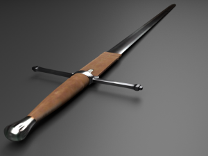 william wallace sword Modelo 3D