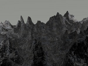 mountainous landscape 3D 모델