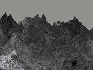 mountainous landscape 3D Модель