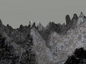 mountainous landscape 3D Модель