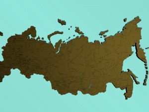 map of the russian federation 3D Модель