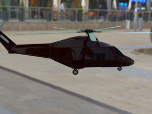 helicopter Model 3D