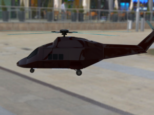 helicopter 3D 모델