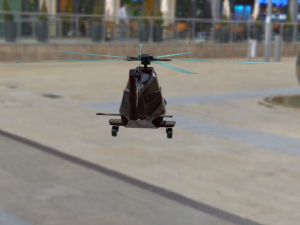 helicopter 3D 모델