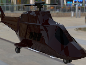 helicopter 3D 모델
