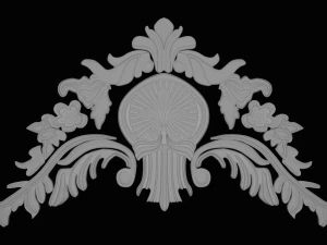 dekorasi plesteran Model 3D