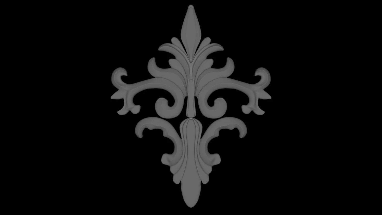 decor carving 3D Model .c4d .max .obj .3ds .fbx .stl .blend 