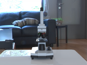 microscope Model 3D