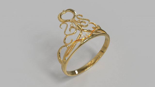 ring 3D Модель .c4d .max .obj .3ds .fbx .stl .blend 
