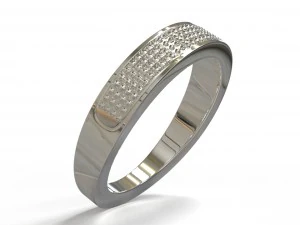 cincin perak Model 3D