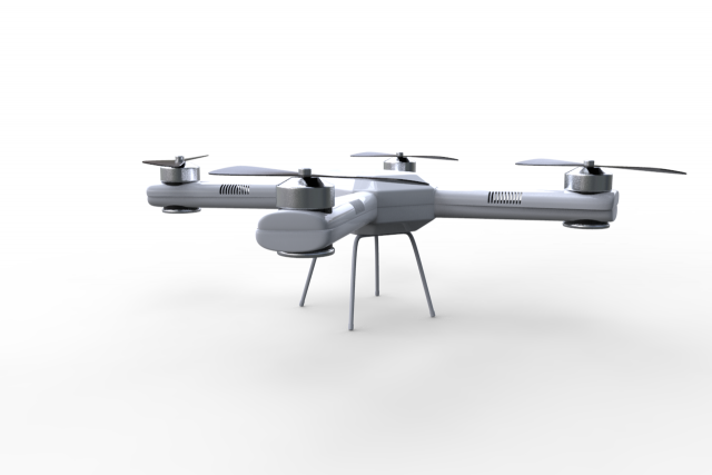 quadrupter Model 3D .c4d .max .obj .3ds .fbx .stl .blend 