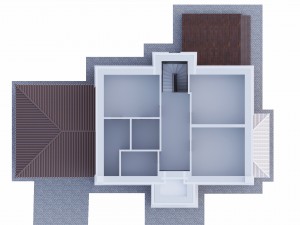 Brick house 3D Модель