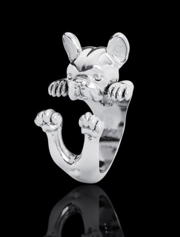 dog ring bulldog frances 3D in 3DExport