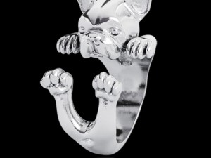 dog ring bulldog frances 3D-Modell