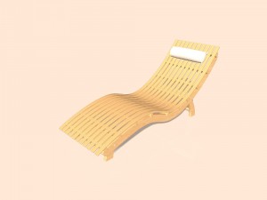 sunbed 3D 모델