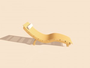 sunbed 3D 모델