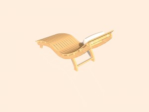 sunbed 3D 모델