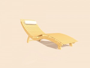 sunbed 3D 모델