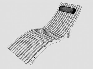 sunbed 3D 모델