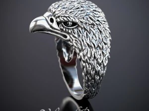 リングイーグル 3Dモデル