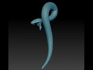 pingente de cobra Modelo de Impressão 3D