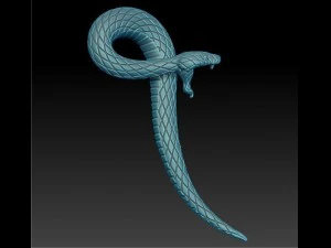 pingente de cobra Modelo de Impressão 3D