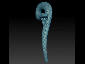 pingente de cobra Modelo de Impressão 3D