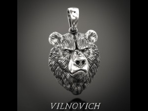 bear pendant 3Dプリントモデル