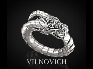 Ring ouroboros 3D 模型