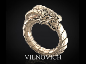 Ring ouroboros 3D 模型