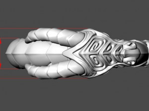 Ring ouroboros 3D 模型