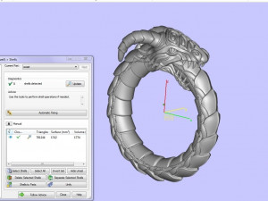 Ring ouroboros 3D 模型