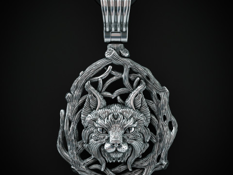 THE LYNX PENDANT 3Dプリントモデル