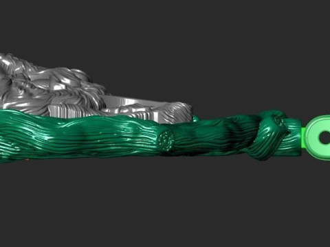 THE LYNX PENDANT 3D Print Model