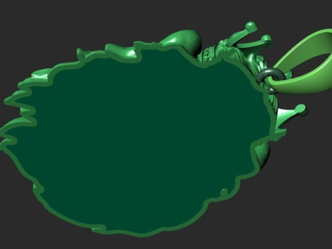LION KING OF BEASTS PENDANT 3Dプリントモデル