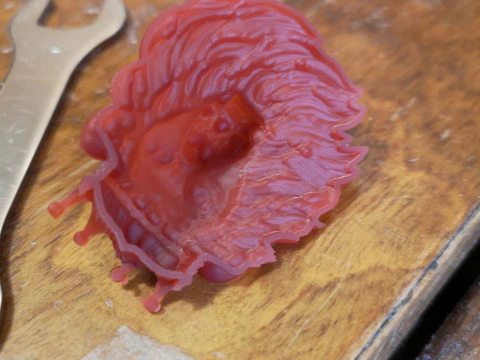 LION KING OF BEASTS PENDANT 3D Print Model