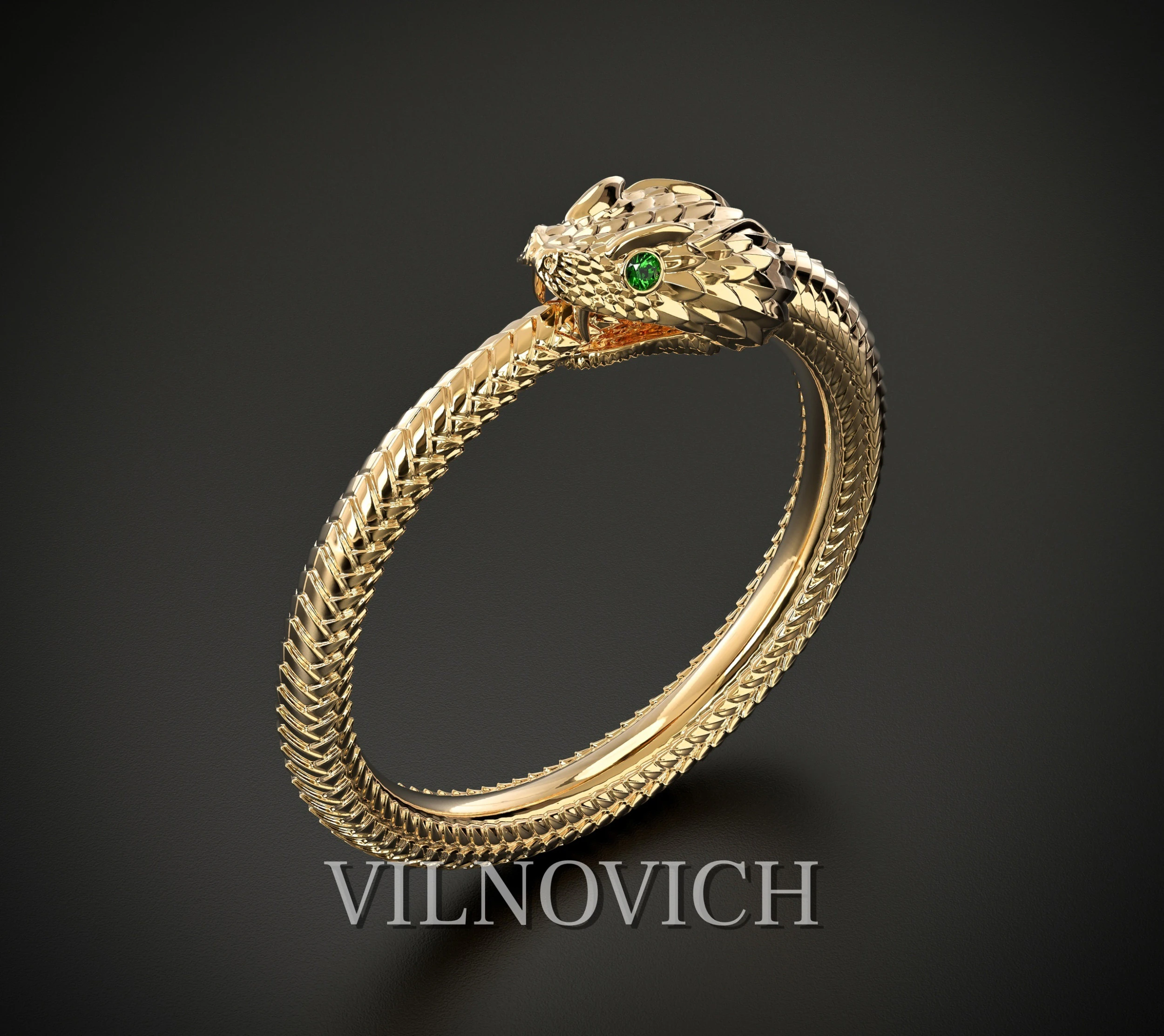 OUROBOROS RING Printable Model 3D print model 3D Model .c4d .max .obj .3ds .fbx .stl .blend 