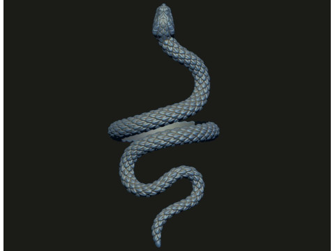 SNAKE RING Printable Model 3D print model 3Dプリントモデル