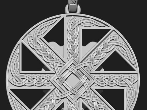 THE SLAVIC BEAR PENDANT 3D Print Model