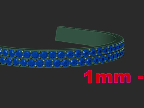 THE PENDANT IS AN ARMY GRENADE ENCRUSTED WITH STONES 3D Print Model