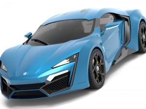 lykan hypersport 2014 3D Model